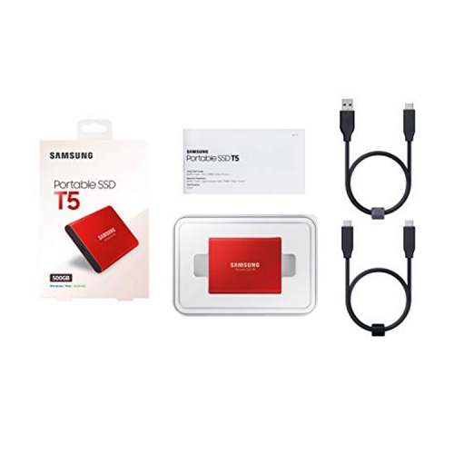 هارد SSD سامسونگ  Samsung SSD T5 500 RED MU-PA500R