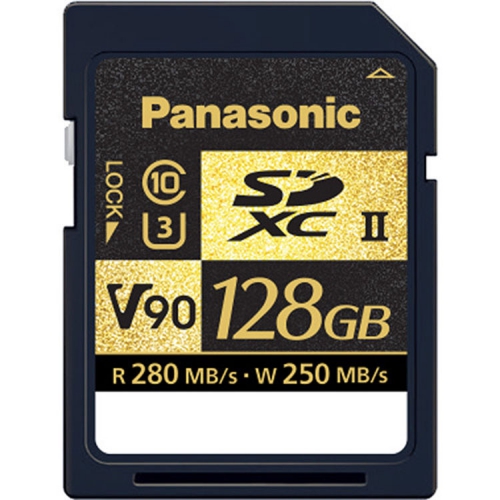 کارت حافظه Panasonic 128GB V90 UHS-II SDXC Memory Card